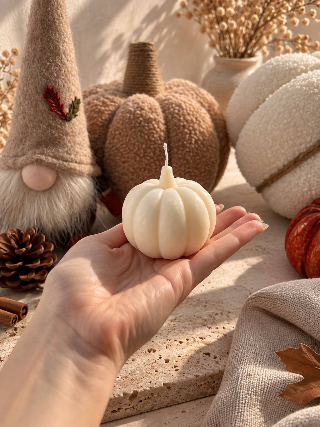 Vela Decorativa Calabaza