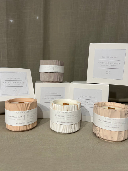 Pack Dulce 4 Velas Aromáticas