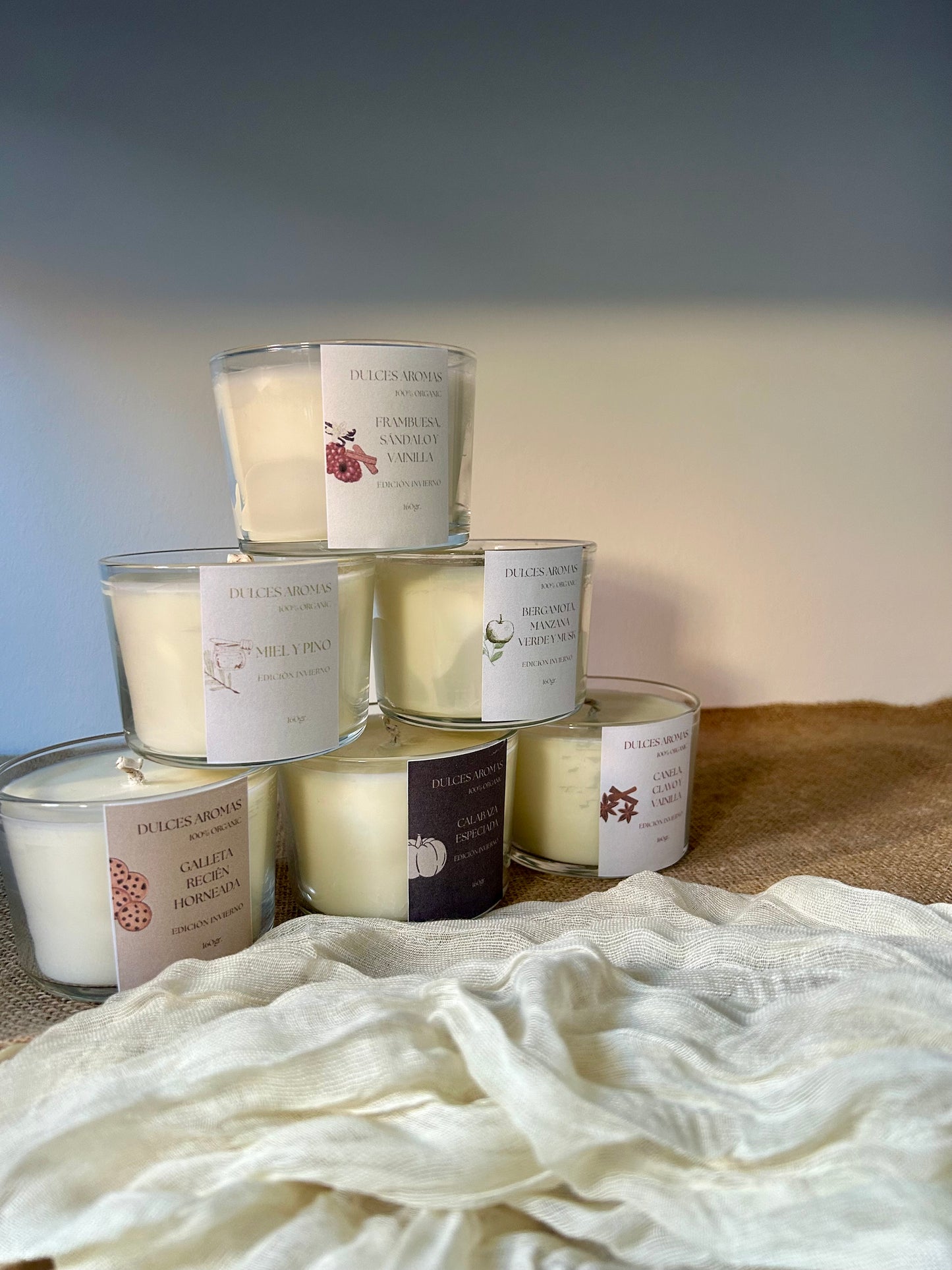 Pack 6 Velas Aromáticas Colección Invierno ❄️