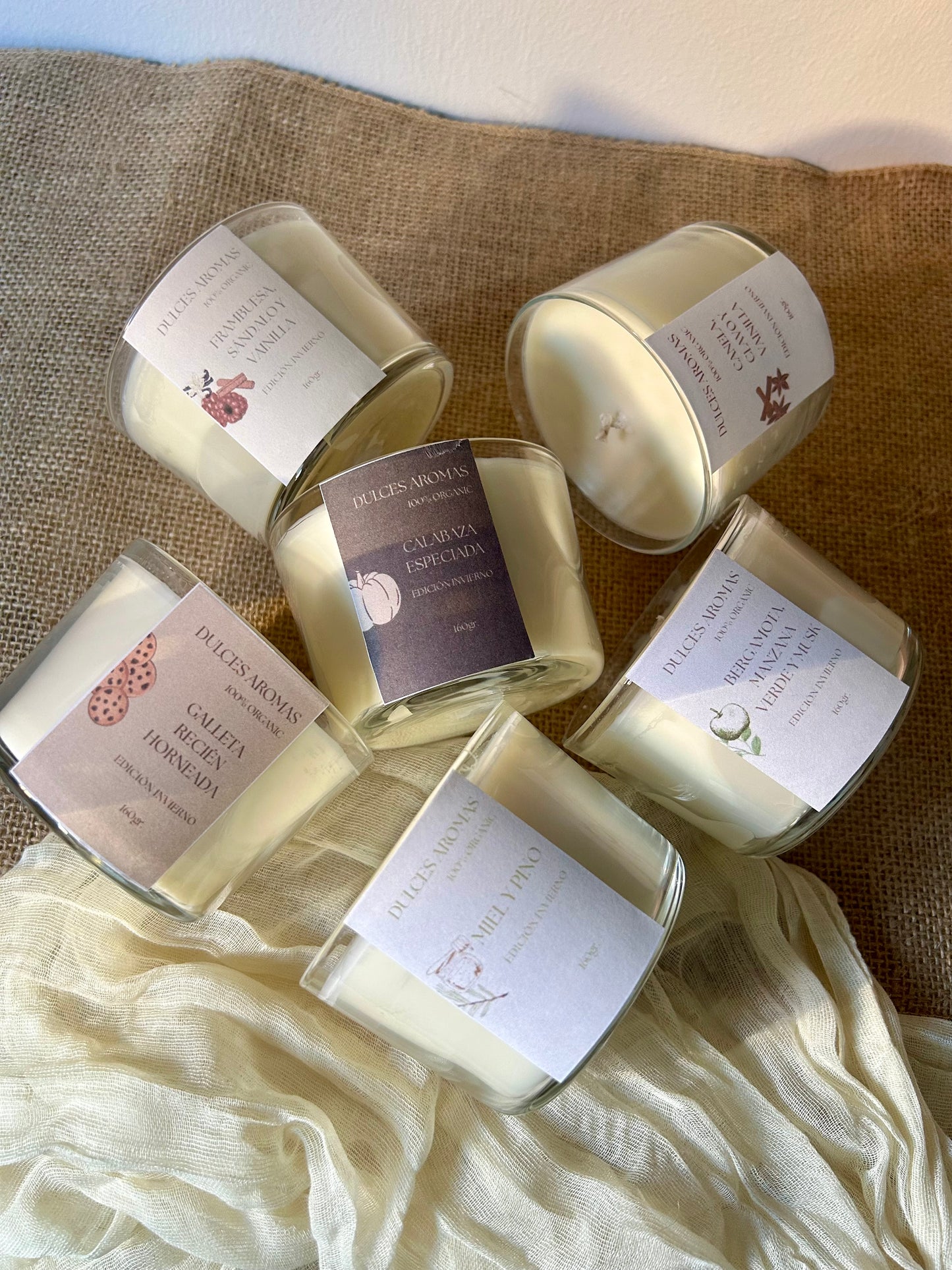 Pack 6 Velas Aromáticas Colección Invierno ❄️