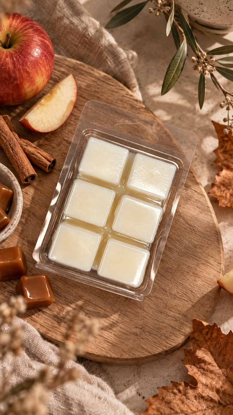 Wax Melt en Tableta · Manzana Caramelizada y Canela