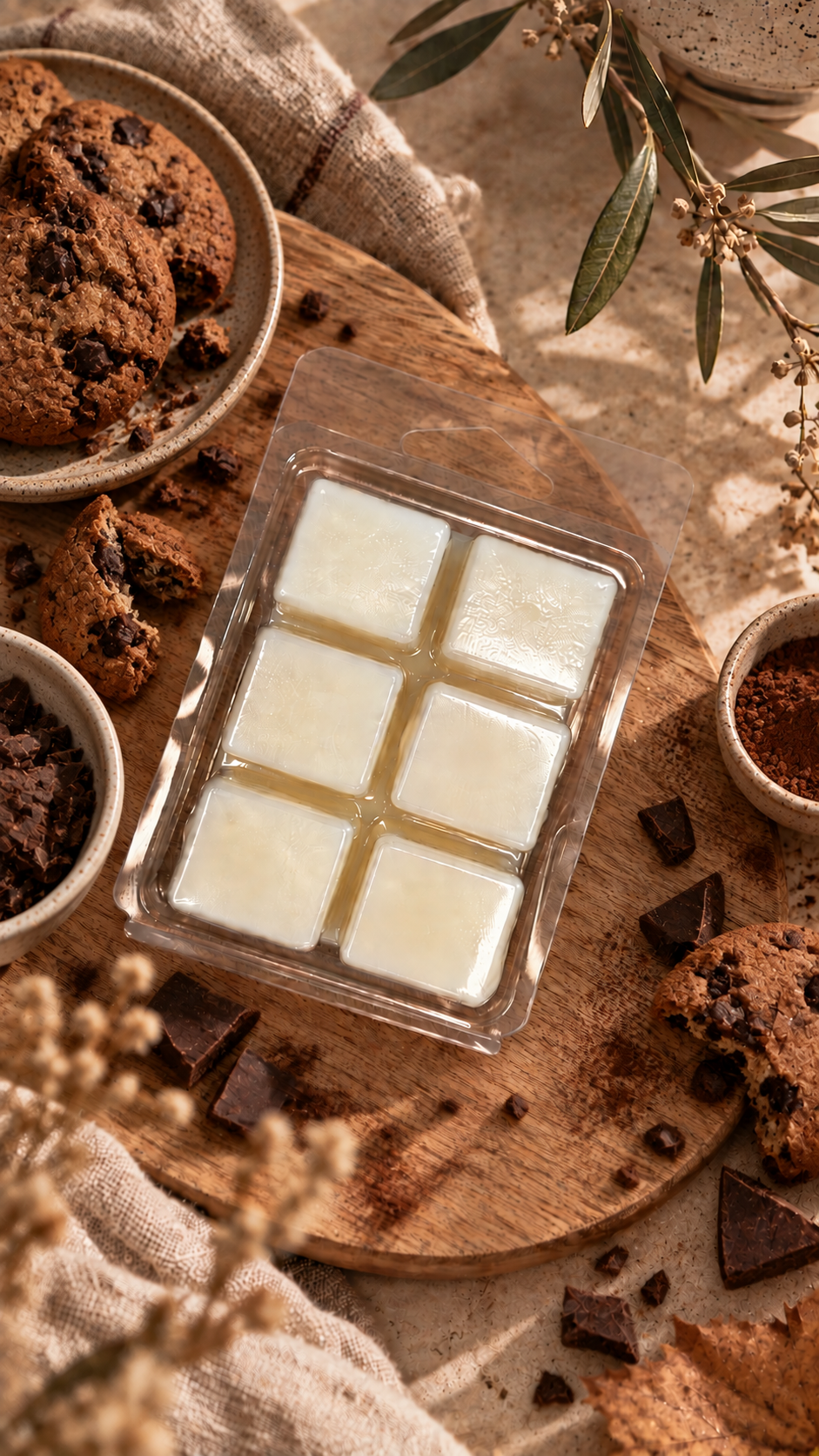 Wax Melt en Tableta · Galletas de Chocolate