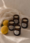 Pack de 4 Velas Citronella · Tarro Ámbar 100 ml