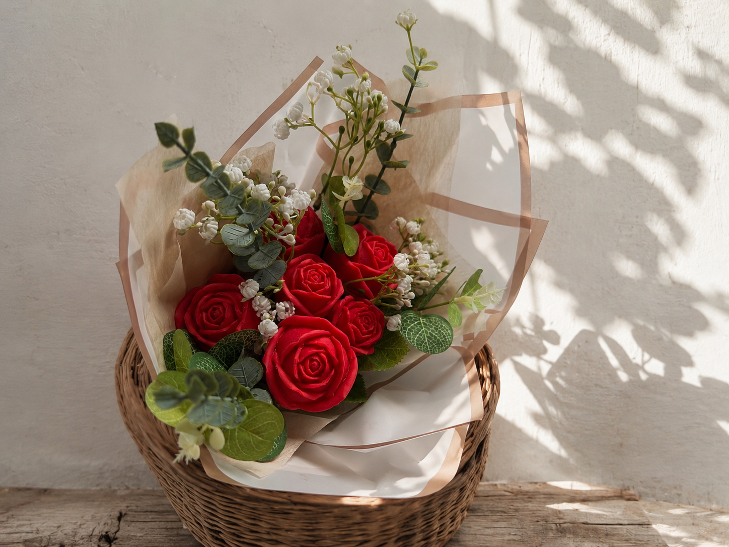 Ramo Eterno de Rosas Rojas