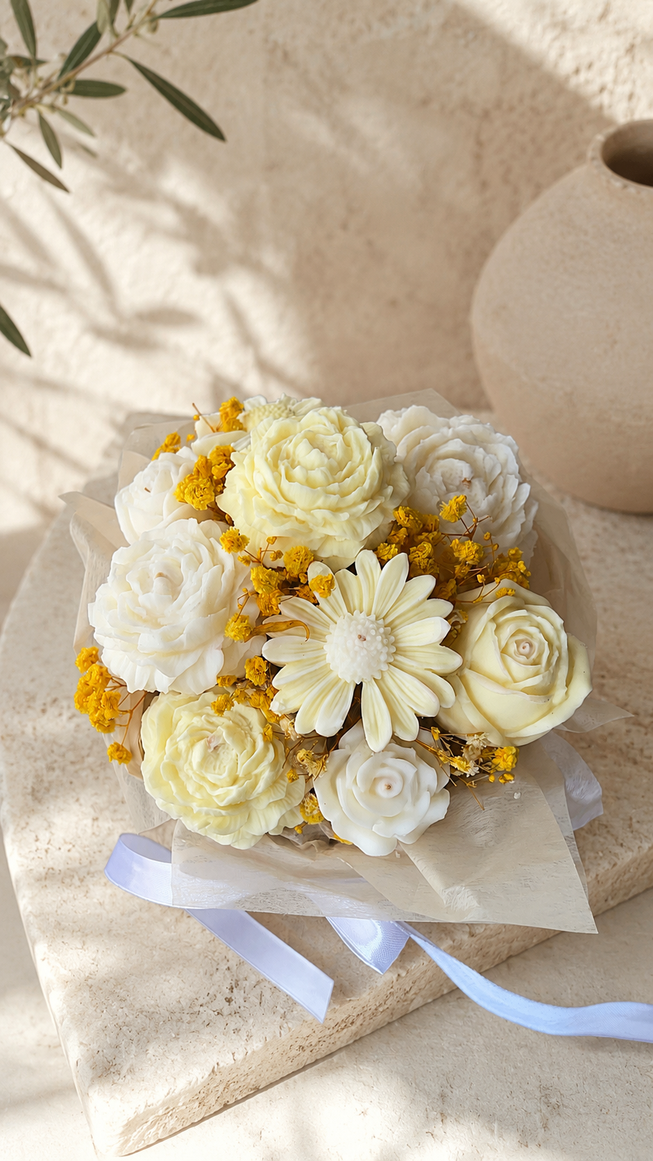 Bouquet Floral Artesanal Amarillo