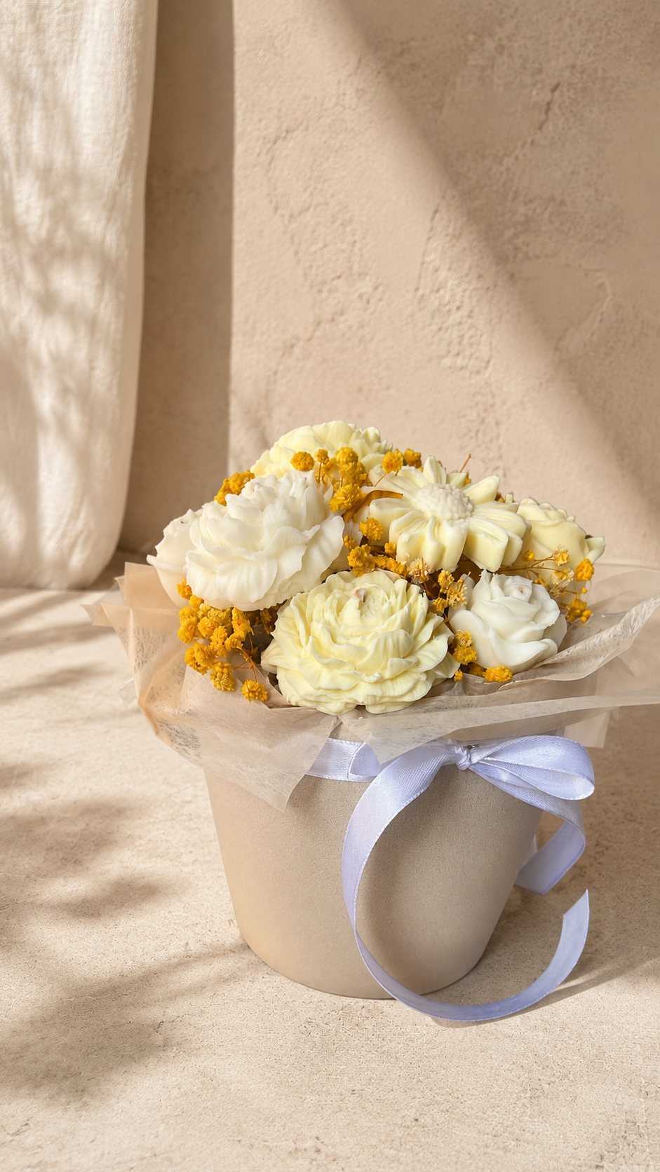 Bouquet Floral Artesanal Amarillo