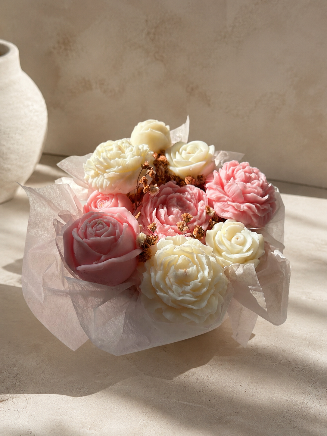 Bouquet Floral Artesanal Rosa