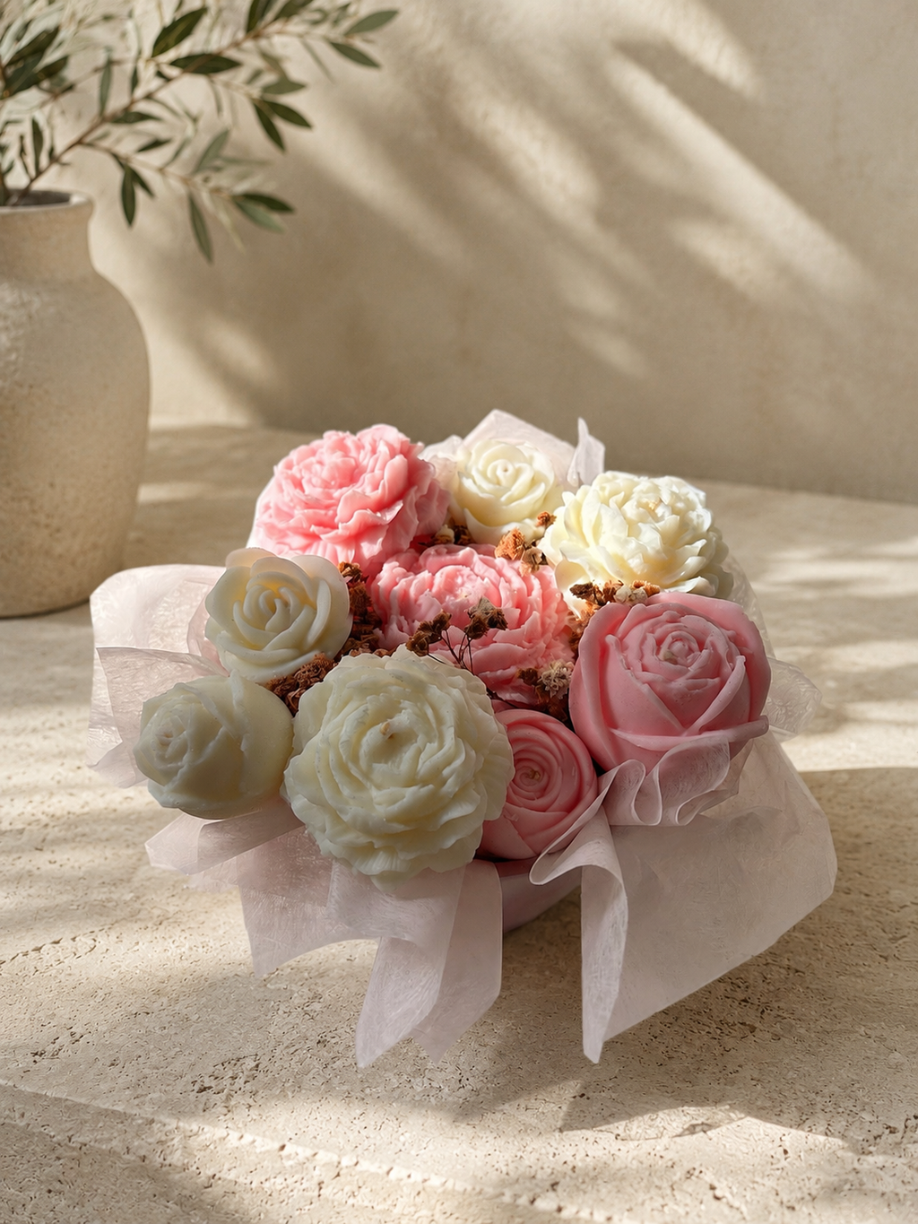 Bouquet Floral Artesanal Rosa