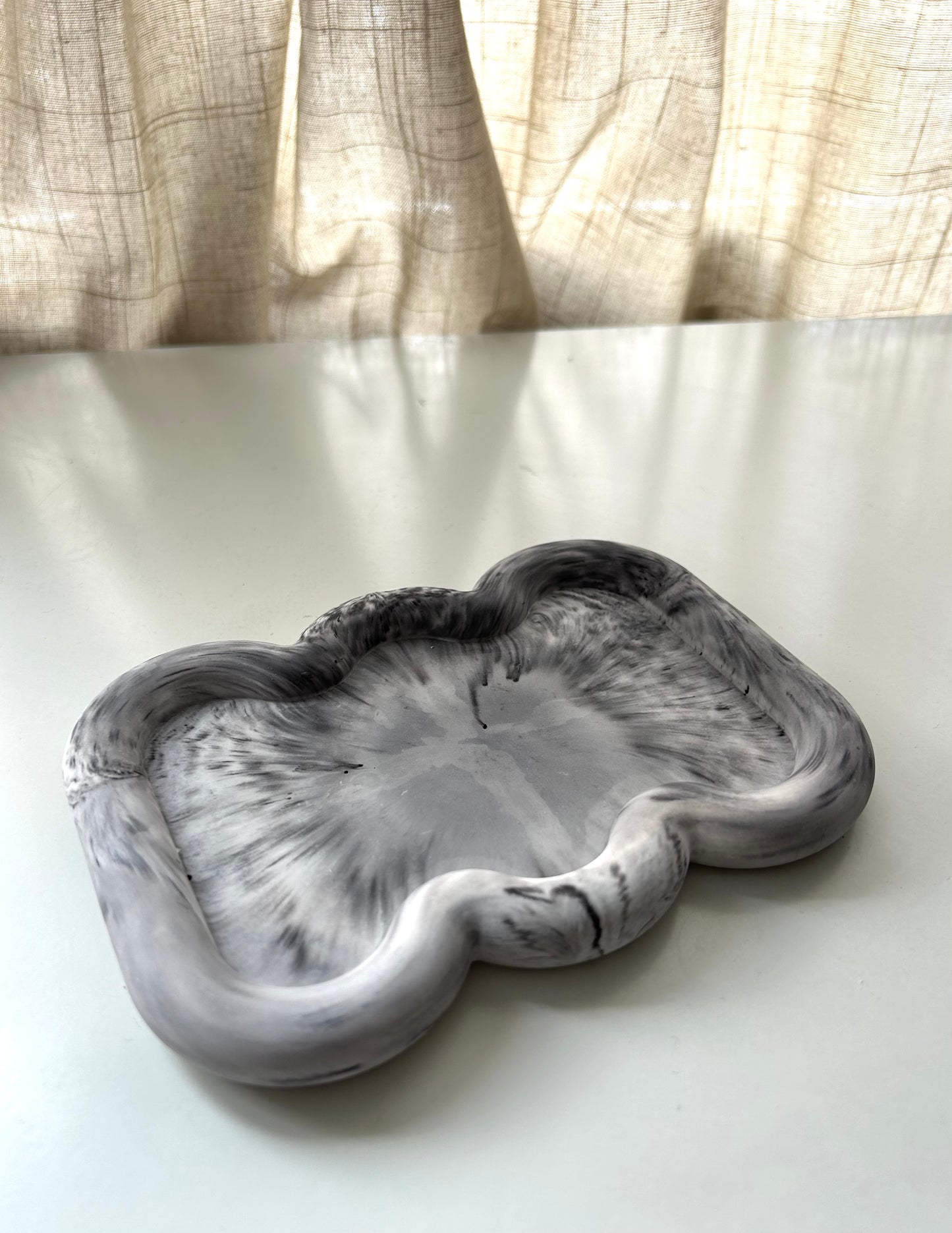 Bandeja Mármol Gris