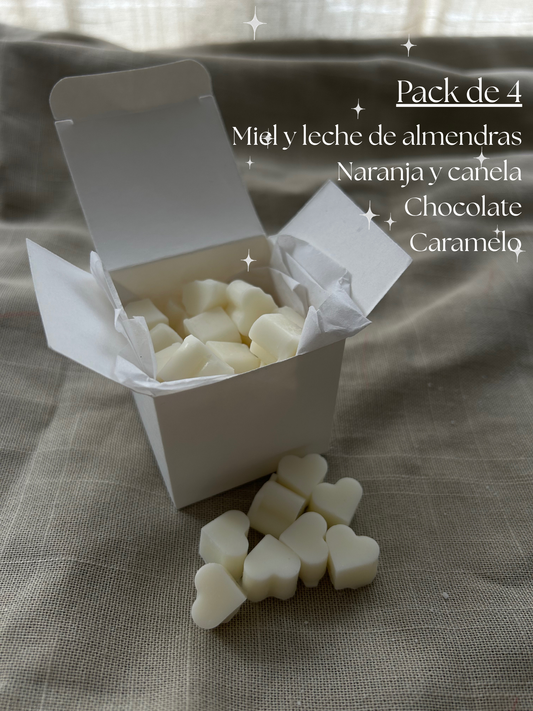 Pack de 4 Wax Melts Dulces