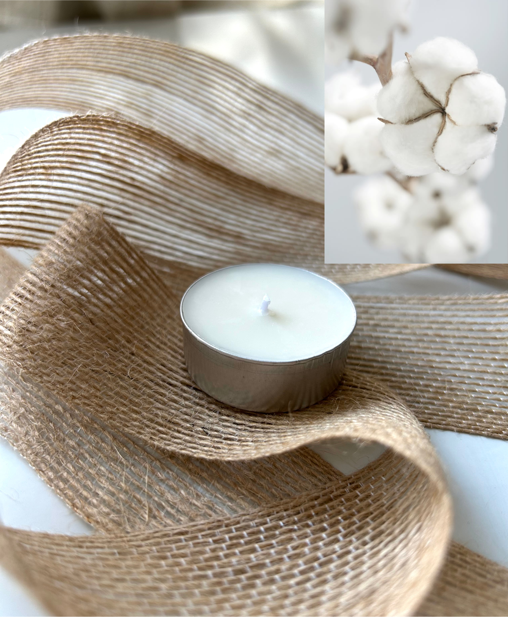 Velas de té Aroma Algodón