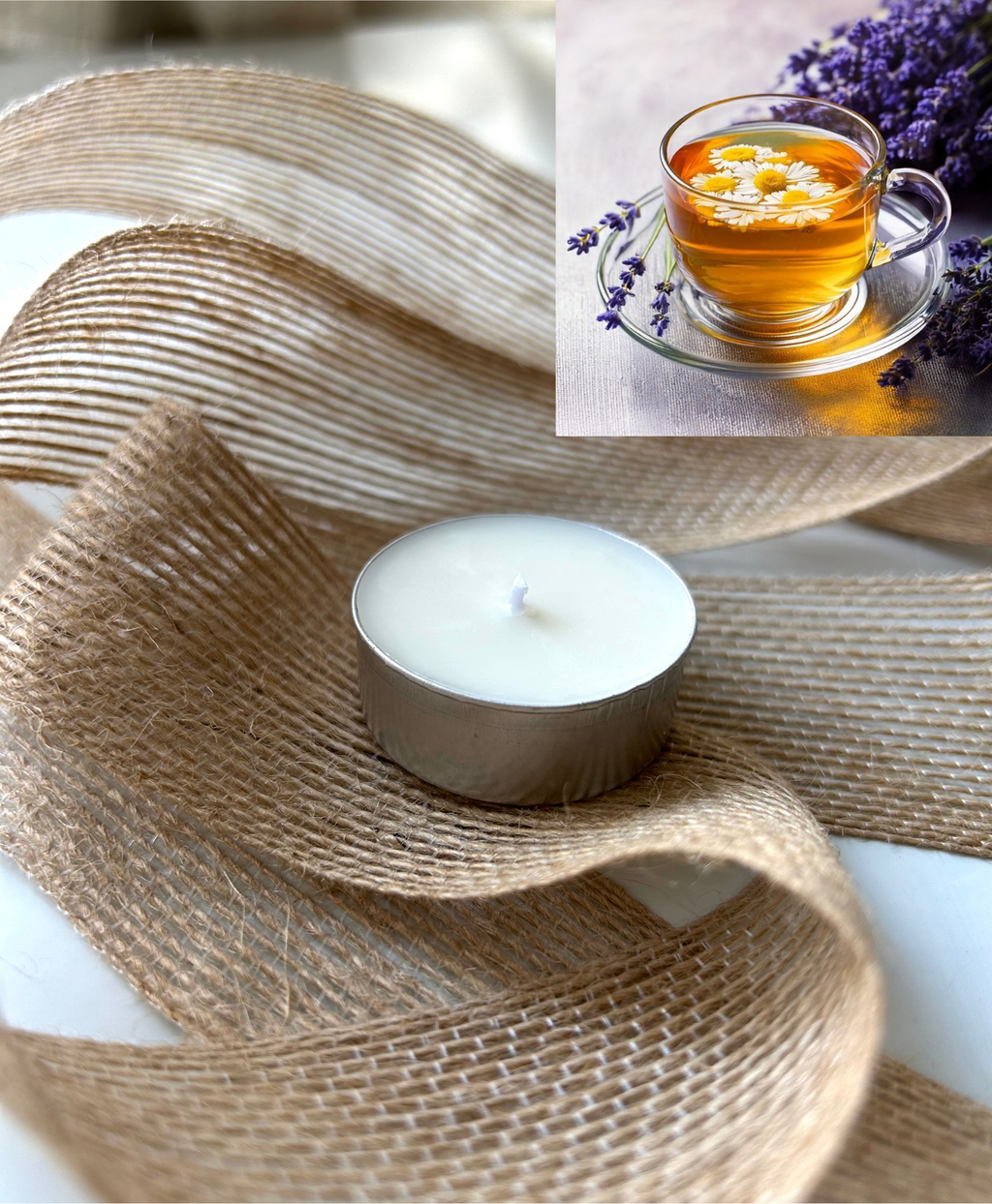 Velas de té Aroma Lavanda y Manzanilla