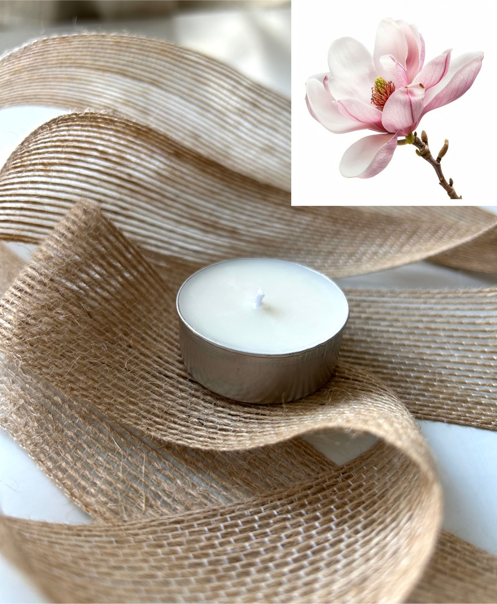 Velas de té Aroma Magnolia
