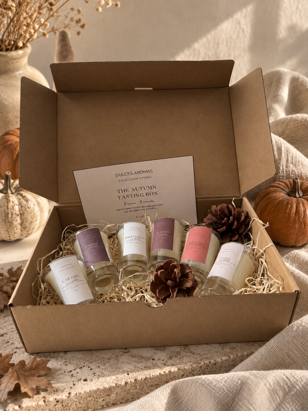 THE AUTUMN TASTING BOX · 6 aromas