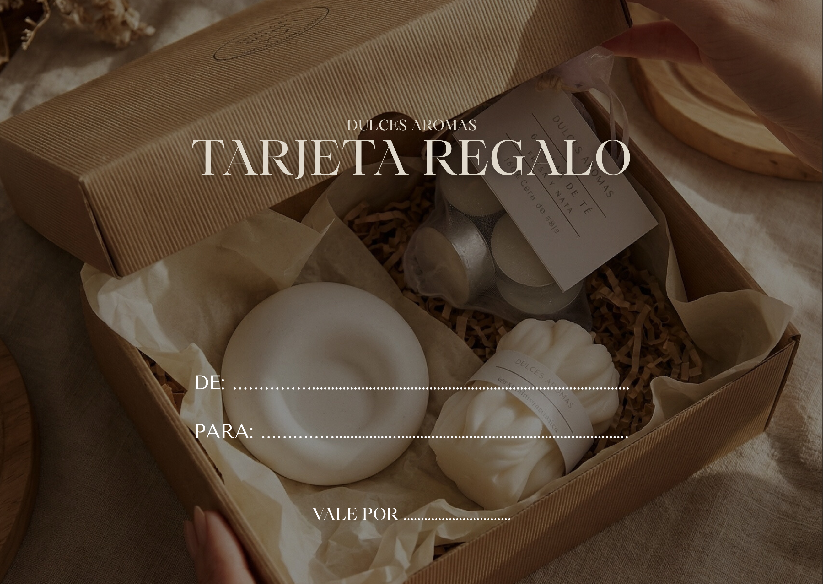Tarjeta Regalo DULCES AROMAS
